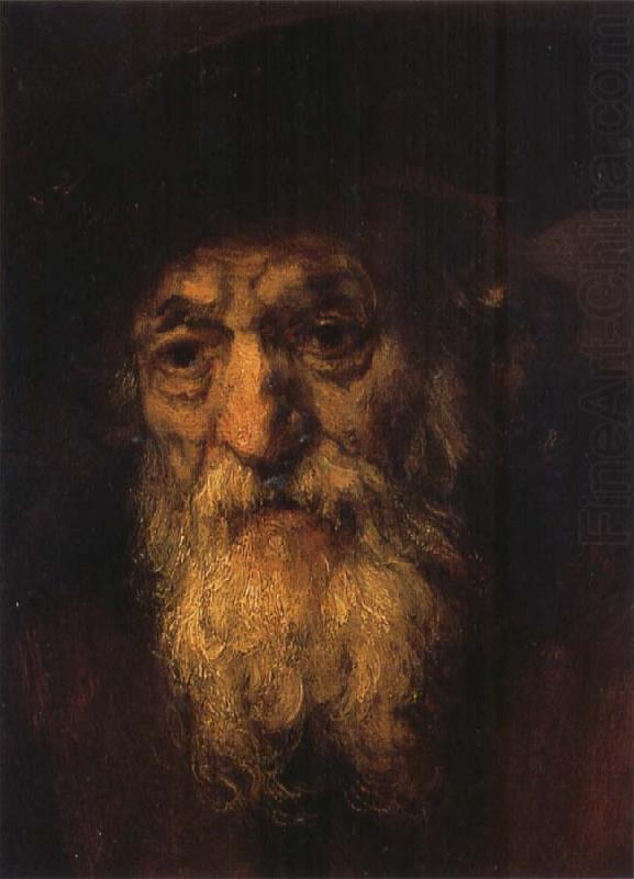Portrait of an Old Jew, REMBRANDT Harmenszoon van Rijn